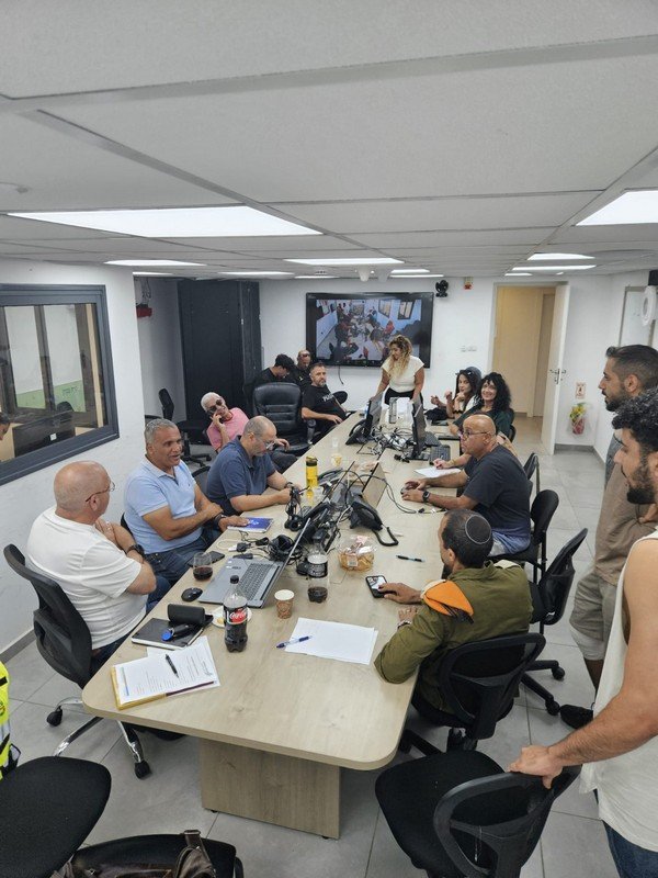 פגישת היערכות עם צוות הסער – הלב הפועם בשטח!