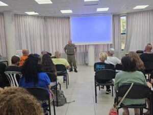 סא"ל במיל רפאל שטיינמץ בטור לתושבי קריית עקרון